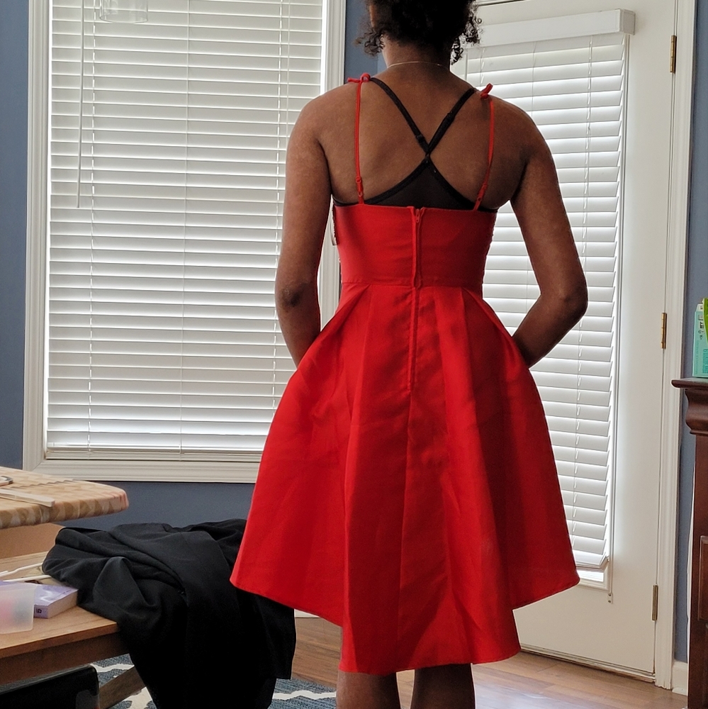 Jeweled High-Low gown - Picture 3 of 5